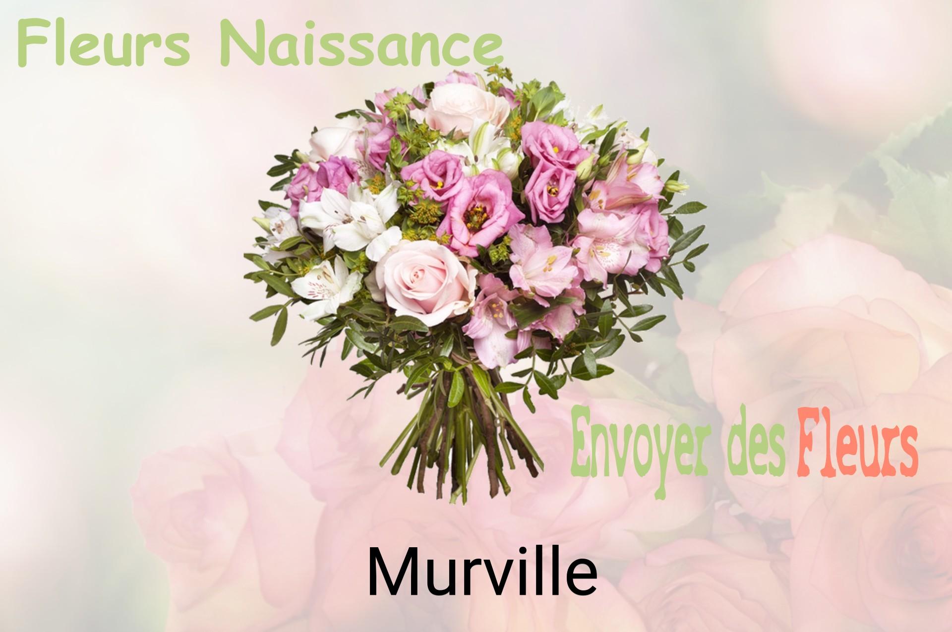 Bouquet de fleurs de naissance livré à Murville